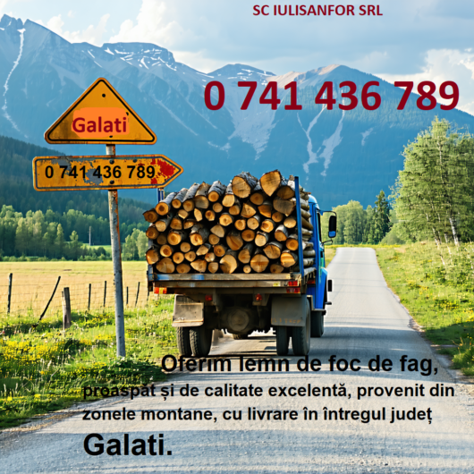 Vârlezi-Județul Galați. Confortul și căldura iernii, fără efort! Alege lemnul de foc de la SC IULISANFOR SRL.